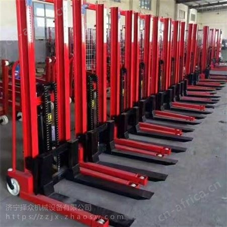择众制造电动叉车 2吨半电动堆高车 站驾式搬运车堆垛车