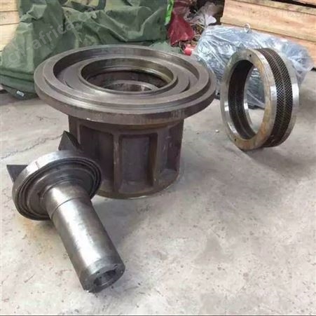 鸿景造粒机压辊皮 金格瑞模具拨料盘 颗粒机主轴空心轴