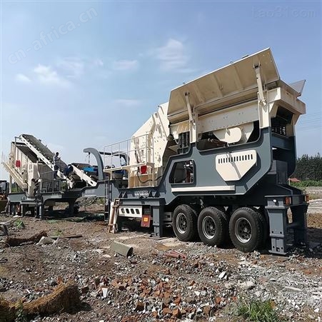 湖北山石破碎设备 建筑石子破碎机 移动破碎站优惠