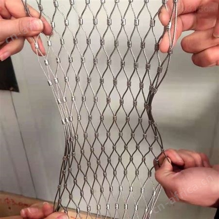 长治 屋顶防护网 马戏团防护网 工程园林钢丝绳防护网动物园防护网支持定制