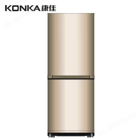 康佳 158L双门直冷冰箱家用小型BCD-158D2GXU