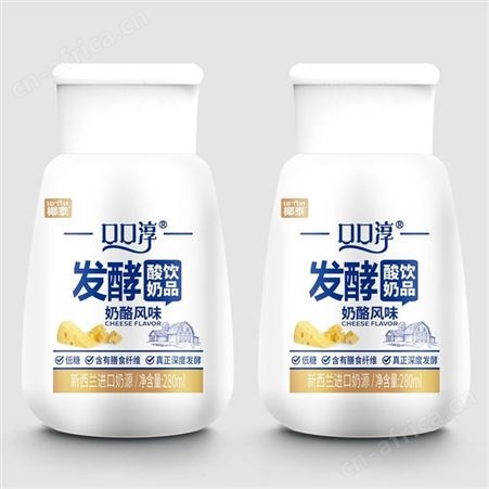 口口淳发酵酸奶饮品奶酪风味280ml低糖营养双蛋白