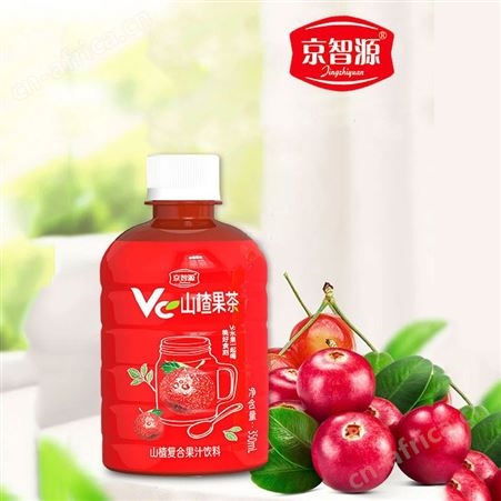 山楂复合果汁饮料350ml小胖瓶装便携式果味饮料