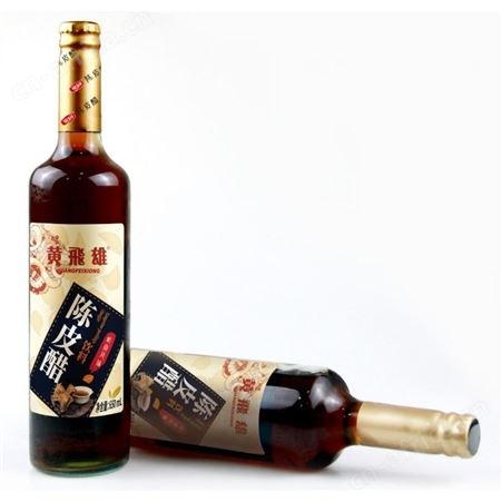 陈皮醋饮料650mlx12玻璃瓶装甄选陈皮果味饮品