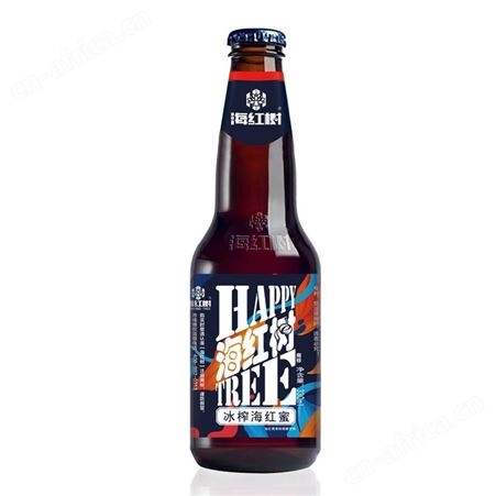 冰榨海红蜜瓶330ml*15玻璃瓶装整箱销售碳酸饮料