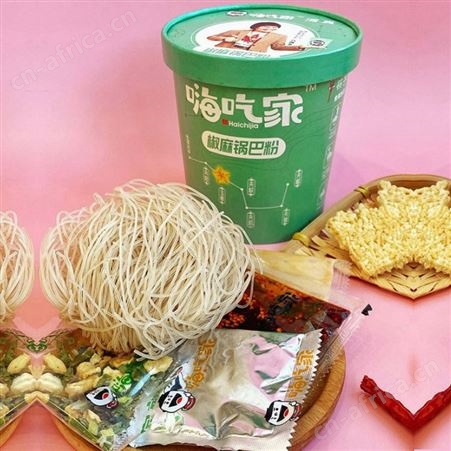 嗨吃家七星版椒麻锅巴粉1113克多料多粉方便即食