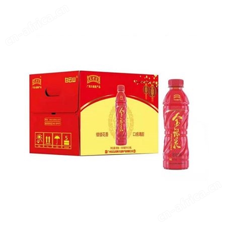 王老吉金银花植物饮料去火凉茶真材实料益眼养颜500ml