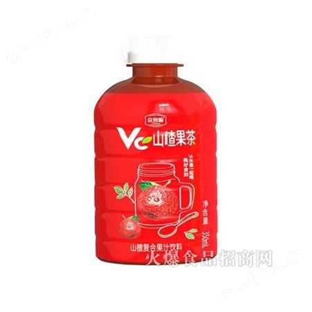 山楂复合果汁饮料350ml小胖瓶装便携式果味饮料