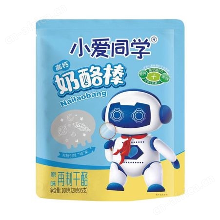 原味草莓味高钙奶酪棒100克袋装再制干酪营养美味