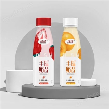 维维手摇奶昔酸奶饮品嚼酸奶果粒酸网红酸奶草莓黄桃酸奶