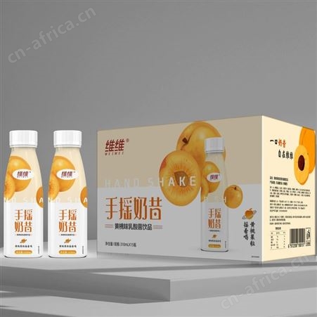 维维手摇奶昔酸奶饮品嚼酸奶果粒酸网红酸奶草莓黄桃酸奶