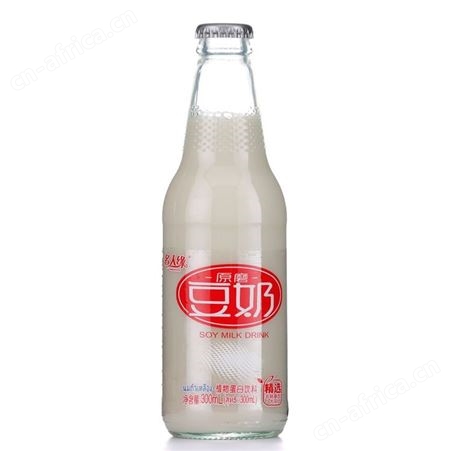 豆奶300ml玻璃瓶装植物蛋白饮料乳味饮品商超渠道