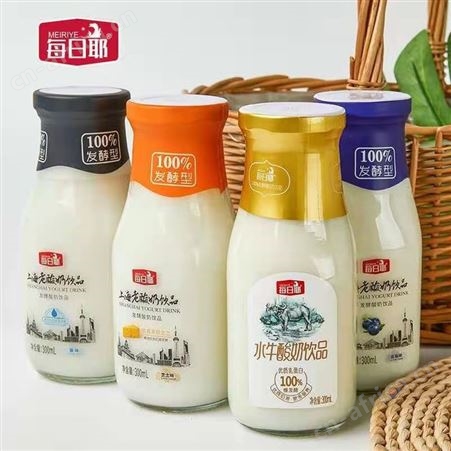 每日椰老酸奶饮品（瓶）发酵型原味酸奶300ml
