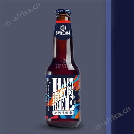 冰榨海红蜜瓶330ml*15玻璃瓶装整箱销售碳酸饮料