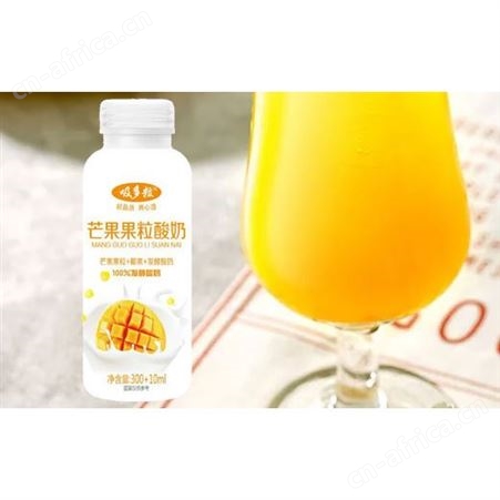 芒果果粒酸奶310ml椰果发酵代餐饮品商超渠道
