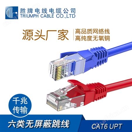 六类无屏蔽跳线