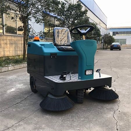 半封闭座驾式降尘扫地机 物业小区电动环卫清扫机