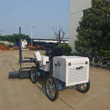 地下车库地坪施工座驾式摊铺机 四轮激光整平机 液压搅龙摊铺