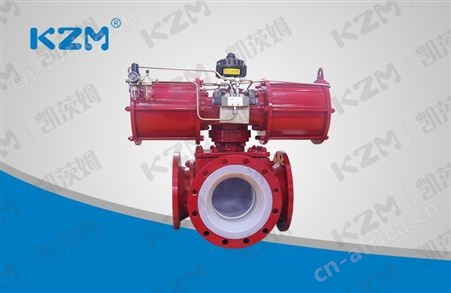 Q644/45F气动三通球阀