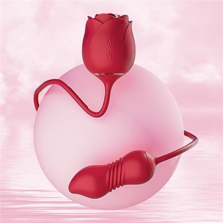 斯汉德玫瑰永生花5吮吸拍打震动器女用入体伸缩跳蛋器具货源