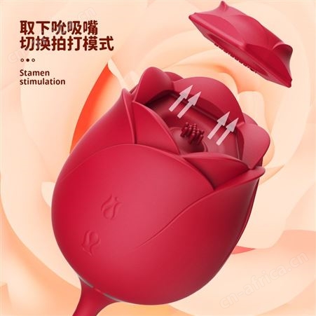斯汉德玫瑰永生花5吮吸拍打震动器女用入体伸缩跳蛋器具货源