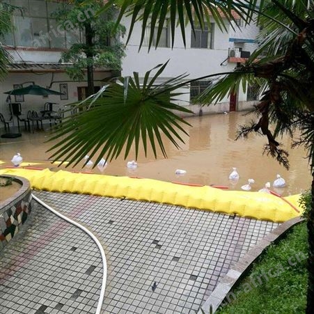 PVC软体水坝河岸截流便携式围水墙临时抢险注水拦水坝防漏继开