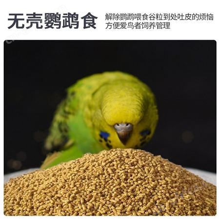 开元全价合成鹦鹉粮500g玄凤虎皮牡丹无壳颗粒粮鸟食滋养丸