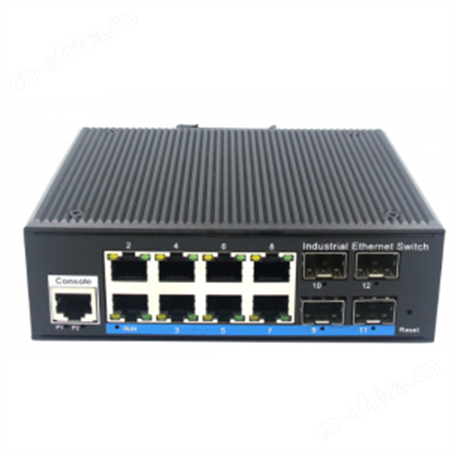 千兆4光8电管理型工业级POE交换机 BL169GMP-SFP