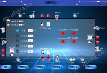 蓝蜂气膜建筑远程监控方案 设备集中监控管理数字化转型 自动化控制