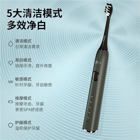 Poby 电动牙刷成人智能声波震动牙刷男女士情侣礼物 YPE0021