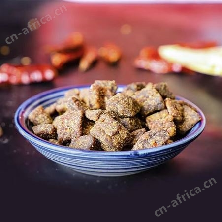 聚美合麻辣味厚切素牛肉粒零食有嚼劲豆制品吃货常温包装招商