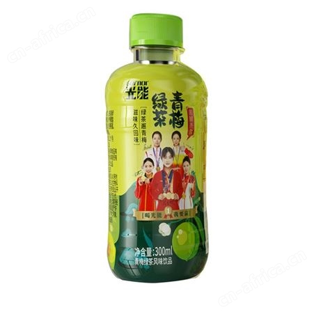 光能青梅绿茶风味饮品300mlX12瓶招商扶持政策好