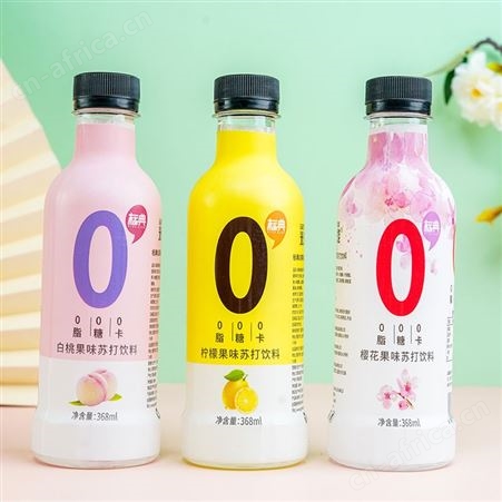 标典柠檬果味苏打饮料368ml代理