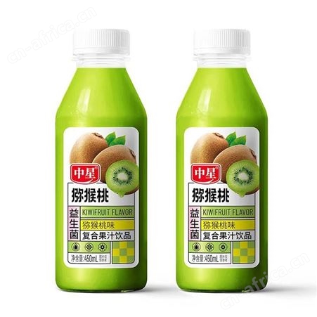 中星猕猴桃味益生菌复合果汁饮品果汁饮料450ml厂家招商