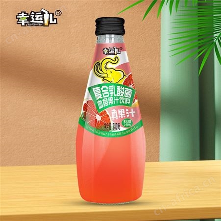 幸运儿玻璃瓶果汁饮料商超招商代理