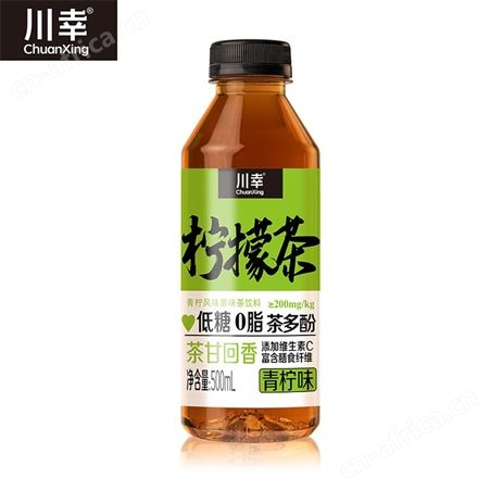 川幸低糖0脂茶多酚青柠味乌龙果汁茶饮料500ml箱装 市场空间大