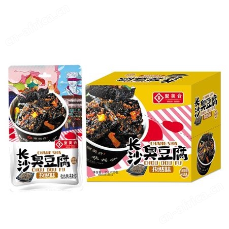 聚美合臭豆腐香辣味休闲食品招商25g代理市场利润大