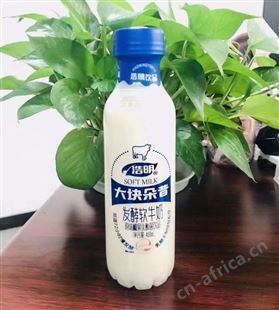浩明大块朵昔发酵软牛奶草莓果粒乳酸菌饮品招商市场箱装400ml