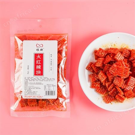 琅牌火红辣棒辣条休闲食品零食袋装125g厂家招商批发