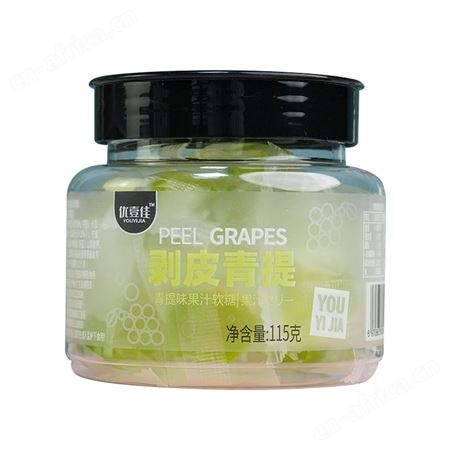 优壹佳剥皮白桃果汁软糖白桃味115g招商市场空间大