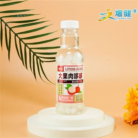 增健菠萝风味大果肉哆哆复合果汁饮料460ml代理