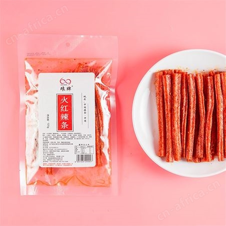 琅牌火红辣棒辣条休闲食品零食袋装125g厂家招商批发