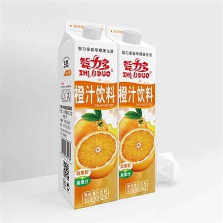 智力多屋顶包橙汁果粒果汁饮料980g招商代理扶持政策好
