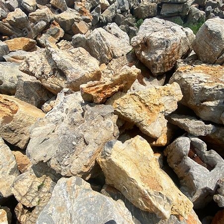 千层石批发 假山园林庭院景区造景驳岸石料 文建石材