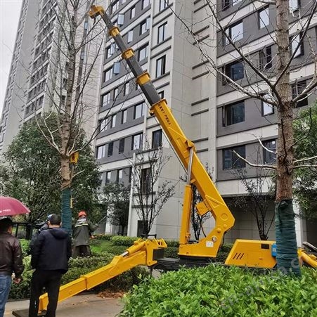 履带式小型蜘蛛吊 遥控操作 异形起重机 360度旋转