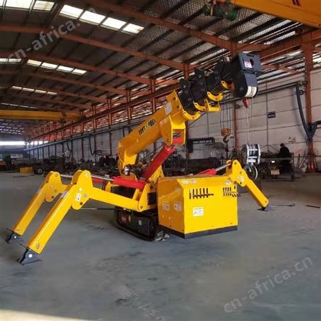 源兴小型蜘蛛吊遥控操作3吨5吨8吨折叠油电两用微型履带起重机