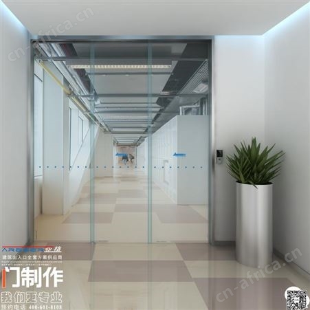 供应西安自动门安装亚格无框自动门加工
