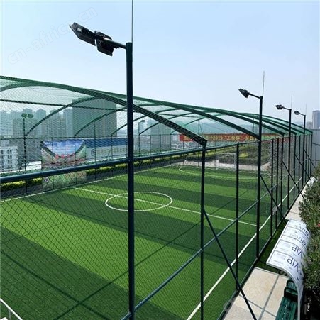 笼式足球建设场地-钢结构-PE包塑围网笼式足球-标准型-抗冲击力强