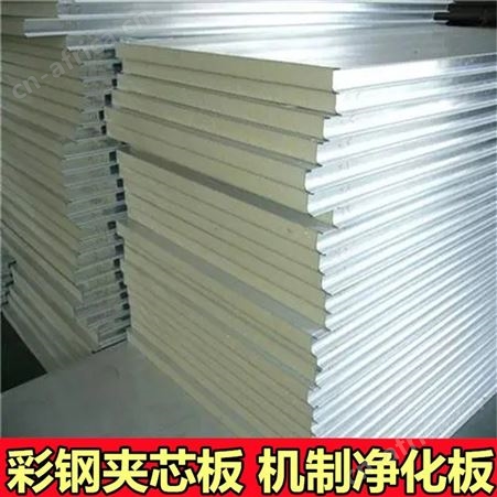 中健 硅岩净化板 净化车间隔断 50mm 100厚手工彩钢板