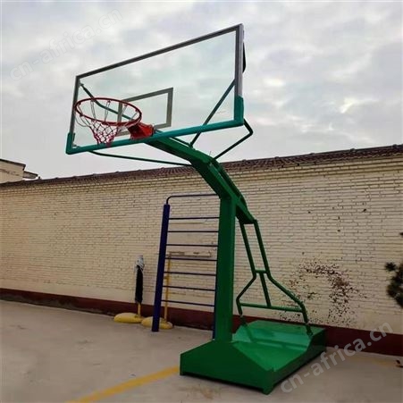 华丽体育儿童成人家用移动式篮筐标准户外训练篮球架青少年可升降篮球架